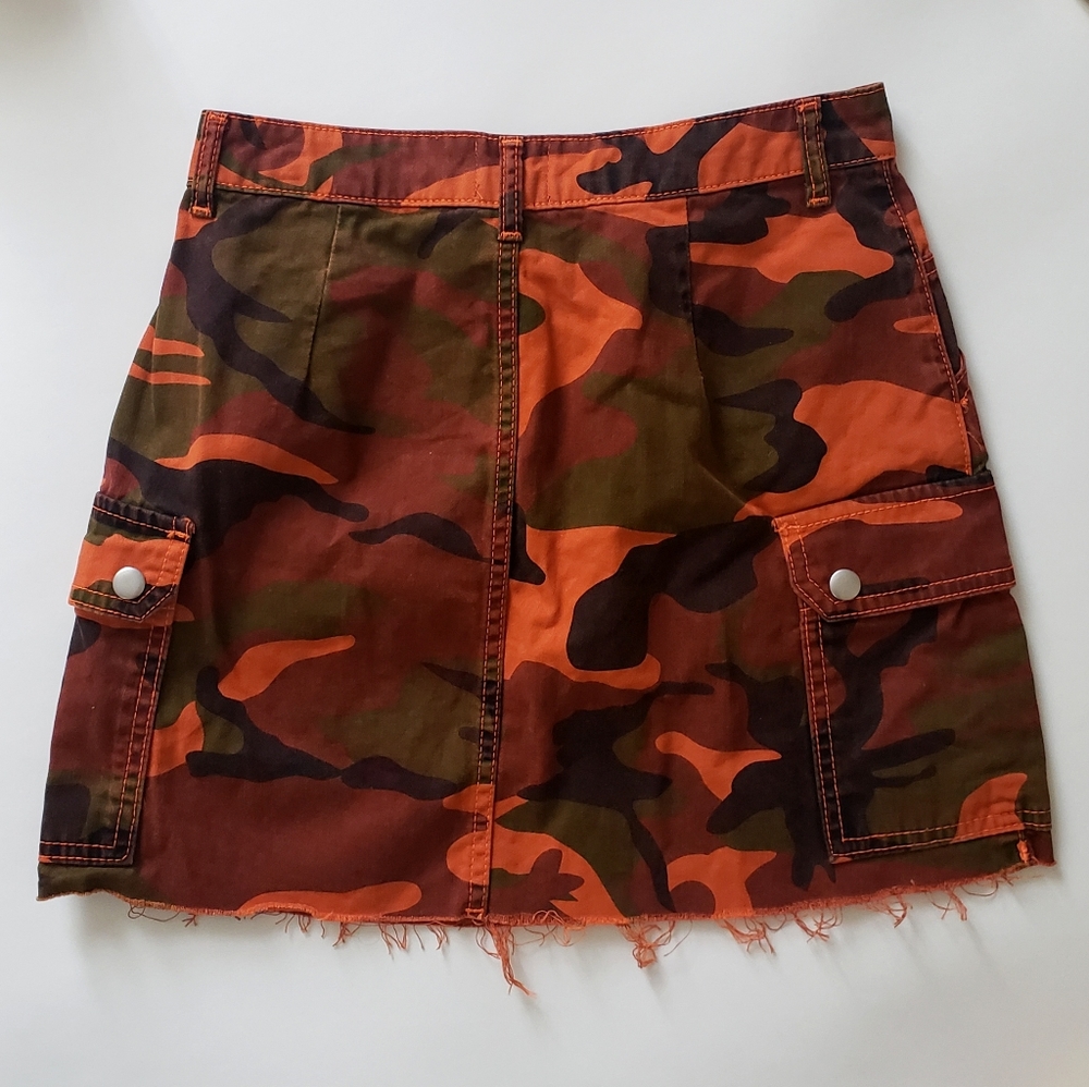 XS BDG Overdyed Camo Mini Skirt - Picture 5 of 8